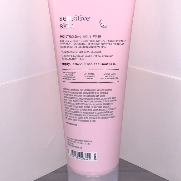 Bath & Body Wash NEW Sensitive Skin Colloidal Oatmeal Moisturizing Body Wash - Picture 3 of 5